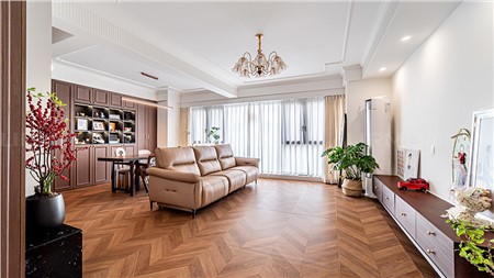 23w打造輕法中古風格的家156m² | 麗爾曼頓全房全屋定制